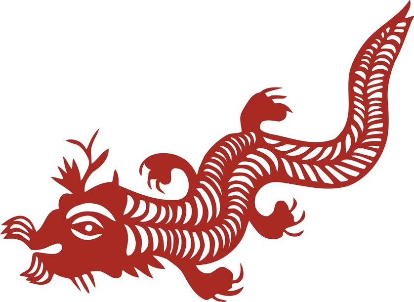 中国风中式传统喜庆民俗人物动物窗花剪纸插画边框AI矢量PNG素材【610】